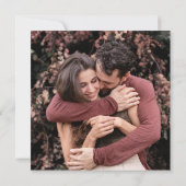 ブルー&ゴールドフォイルグリッター結婚のおめでとう写真 カード (裏面)