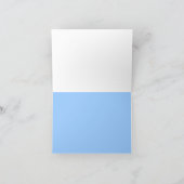 ブルー・サ考えるンセット・オブ・ユー・カード カード (内部)