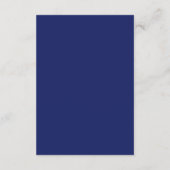 ブルー シノワズリー ベイビー シャワー おむつ ラッフル エンクロージャーカード (裏面)