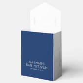 ブルー&シルバーバー（ユダヤ教の）バル・ミツバーモダンサンキュー フェイバーボックス (オープン)