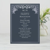 ブルー&シルバー王室のライオン中世結婚剣 プログラム (スタンド正面)