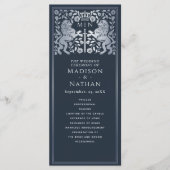 ブルー&シルバー王室のライオン中世結婚剣 プログラム (正面)