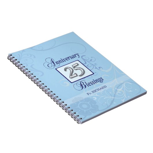 ブルー&シルバー25周年 ノートブック (右側)