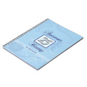 ブルー&シルバー25周年 ノートブック (左側)