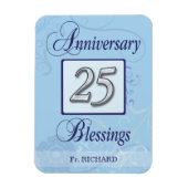 ブルー&シルバー25周年 マグネット (縦)