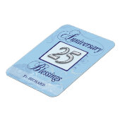 ブルー&シルバー25周年 マグネット (左側)