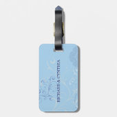 ブルー&シルバー25周年 ラゲッジタグ (裏面縦)