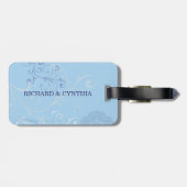 ブルー&シルバー25周年 ラゲッジタグ (裏面横)