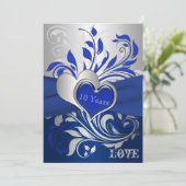 ブルー・シルバー・スクロールズ・ハーツ・アニバーサリー・インビテート 招待状 (スタンド正面)