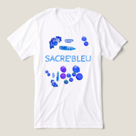 ブルー・シングズ・アートプリント トライブレンドTシャツ