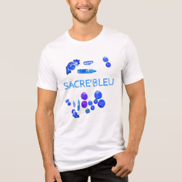 ブルー・シングズ・アートプリント トライブレンドTシャツ