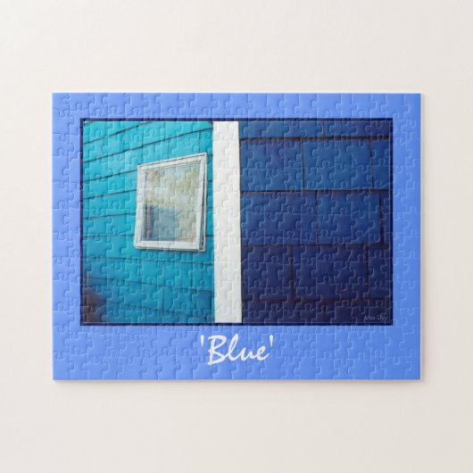 "ブルー"ジグソーパズル ジグソーパズル (横)