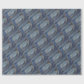 ブルー・ジーンズのポケット ラッピングペーパー (フラット)