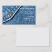 "ブルー・ジーンズ"の名刺 名刺 (正面/裏面)