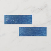ブルー・ジーンズ スキニー名刺 (正面/裏面)