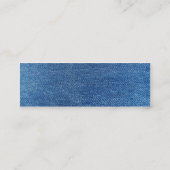 ブルー・ジーンズ スキニー名刺 (裏面)