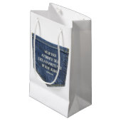 ブルー・ジーンズ スモールペーパーバッグ (正面アングル)