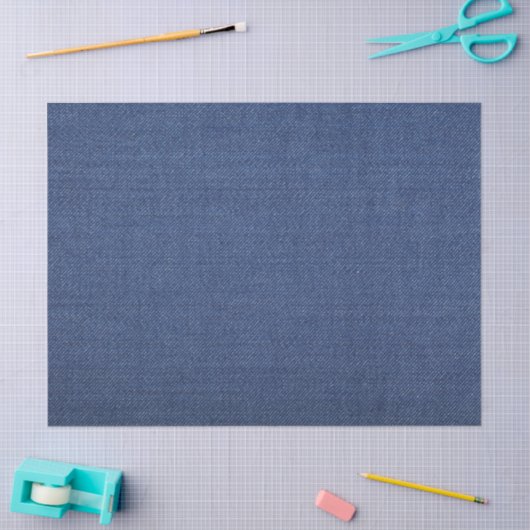 ブルー・ジーンズ、デニムの織物が付いているギフトのティッシュペーパー 薄葉紙 (クラフト)