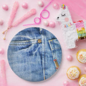 ブルー・ジーンズ ペーパープレート (パーティー)