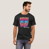 ブルー スクール最後の日 先生 ハッピー Tシャツ (正面フル)