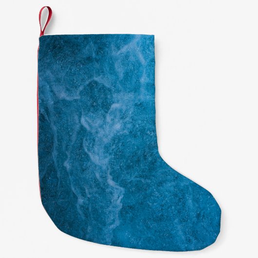 ブルー スモールクリスマスストッキング (正面)