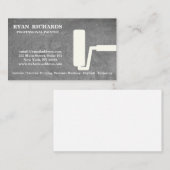 ブルー·チャルクボード·絵画ハウスズ·名刺 名刺 (正面/裏面)