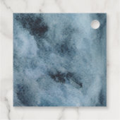 ブルー | テラコッタオボーイ秋フローラベビーシャワー フェイバータグ (裏面)