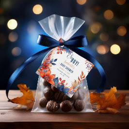 ブルー | テラコッタオボーイ秋フローラベビーシャワー フェイバータグ