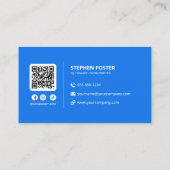 ブルー・ディージェイ シンガー ミュージシャン ディージェイ ミュージック・プロデューサー 名刺 (裏面)