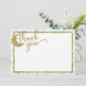 ブルー・トゥインクル・トゥインクル・リトル・スター　サンキューカード 招待状 (スタンド正面)