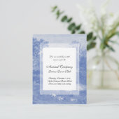 ブルー トワ・ド・ジュイ フレンチカントリー シャビーエレガンス 招待状 (スタンド正面)