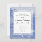 ブルー トワ・ド・ジュイ フレンチカントリー シャビーエレガンス 招待状 (裏面)