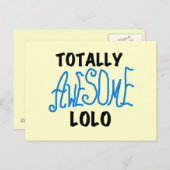 ブルー トータリー アメージング ロロ Tシャツ&ギフト ポストカード (正面/裏面)