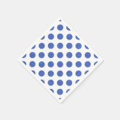 ブルー ドット スタンダードカクテルナプキン (角)