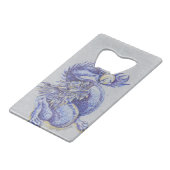 ブルー・ドラゴン クレジットカード栓抜き (正面アングル)