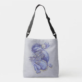 ブルー・ドラゴン クロスボディバッグ (裏面)