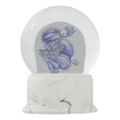 ブルー·ドラゴン スノーグローブ (裏面)