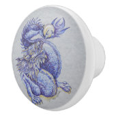 ブルー·ドラゴン セラミックノブ (右)