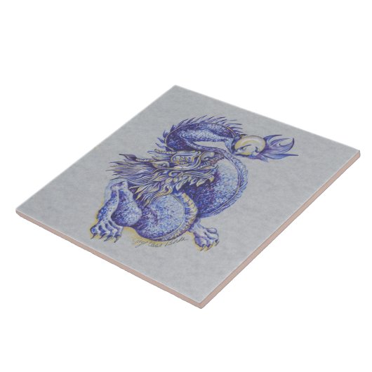 ブルー·ドラゴン タイル (側面)