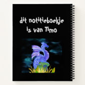 ブルー・ドラゴン ノートブック (裏面)