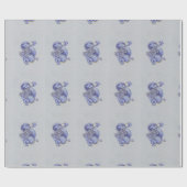 ブルー·ドラゴン ラッピングペーパー (フラット)