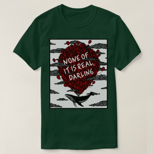 ブルー・ドリームライクートのクートアウト2 Tシャツ (デザイン正面)