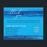 ブルー ネイビー 洗濯方法 感謝の気持ち お手入れ方法 チラシ<br><div class="desc">ブルー ネイビー 洗濯方法 感謝の気持ち お手入れ方法</div>