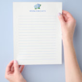 ブルー・ハイドレンジア・ウェディング・プランニング・ページズ チラシ (手)