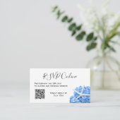 ブルー ハイドレンジア スターフィッシュ ギフト レジストリー カード (スタンド正面)