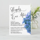 ブルー・ハイドレンジア～幸せの永遠～　レセプション 招待状 (スタンド正面)