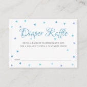 ブルー ハーツ おむつくじ ベビーシャワー エンクロージャーカード (正面)