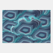 ブルー&バイオレットゲート ラッピングペーパーシート (正面)