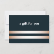 ブルー |バラ金ゴールドエレガントギフトカード