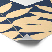 ブルー&パステルファミリー懇親会フォトフレームポスター ポスター (角)